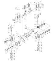 190104-00056, 19010400056 Управляемый мост в сборе DOOSAN D(G)30/35S-5 (новое поколение)